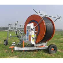 Farm Travelling Irrigator/Agriculture irrigation Equipment Aquajet hose reel irrigation for middle size farmland